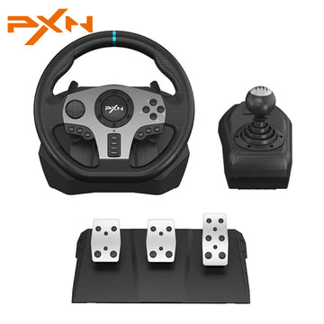 PXN V9 Racing Wheel With Pedals And Shifter Gaming Steering Wheel Volante For PS3/PS4/PC Windows/Switch/Xbox One/Series X/S