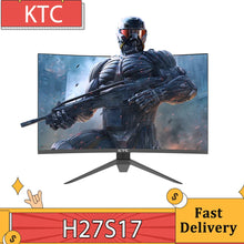 KTC H27S17 27-inch 1500R Curved Gaming Monitor QHD 2560x1440 16:9 ELED 170Hz 120% sRGB 4000:1 Contrast Ratio Low Motion Blur