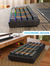 MageGee Mini 60% Compact Gaming Keyboard — RGB, 61 Keys