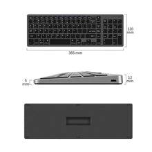 Wireless Bluetooth 5.0 Keyboard 2.4G English 102 Keycaps For MacBook iPad Tablet USB C Rechargeable Keyboard PC Accessories