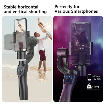 F8 Handheld 3-Axis Gimbal Phone Holder Anti Shake Video Record Stabilizer for Smartphone Xiaomi iPhone 13 14 Pro Max