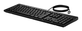 HP 125 G2 USB WD KBD Bulk keyboard Office Black