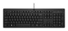 HP 125 G2 USB WD KBD Bulk keyboard Office Black