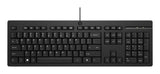 HP 125 G2 USB WD KBD Bulk keyboard Office Black