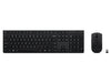 Lenovo 4X31R64351 keyboard Mouse included Office RF Wireless + Bluetooth US English Black