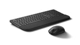HP MultiDvcDuMdMSEKBCombowPR585C BE keyboard Mouse included Home/Office RF Wireless + Bluetooth Black