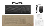 Lenovo 4X31R64403 keyboard Mouse included Home/Office USB Belgian, French Black