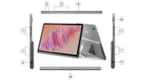 Lenovo Tab Plus – vues et connectique