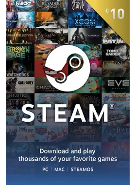 STEAM €10 EUR Gift Code