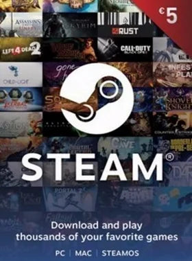 STEAM €5 EUR Gift Code