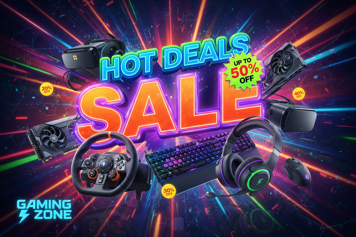 Vibrant Gaming Promotion Header